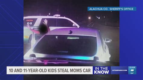 Florida siblings, ages 10 and 11, stopped while driving mom’s car on freeway 200 miles from home